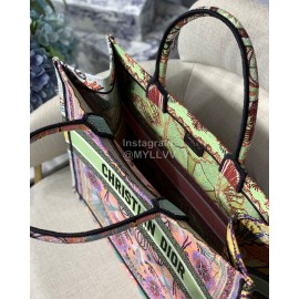 Dior Book Tote Multicolor Embroidered Ladies Handbag Large M1286