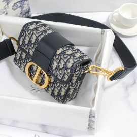 Dior 30 Montaigne Montaigne Bag Jacquard Canvas Flap Small Handbag M9204