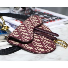 Dior Saddle Presbyopia Claret Waist Bag M9023