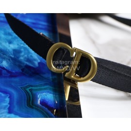Dior Saddle Letter Tassel Plain Weave Belt Bag Bean Paste Powder M9025