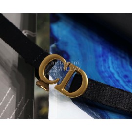 Dior Saddle Letter Tassel Plain Weave Belt Bag Black M9025