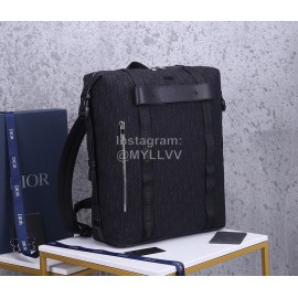 Dior Oblique Retro Presbyopia Print Backpack Blue Bag Blue 93327