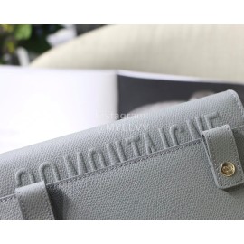Dior 30 Montaigne CD Letters Leather Belt Bag Rock Gray M9043