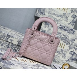 Dior Ultra-Matte Frosted Matte Chain Small Handbag Frosted Taro Purple