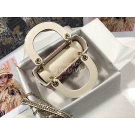 Dior Three-Compartment Embroidery Kaleidoscope Cowhide Pocket Handbag M0505