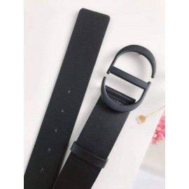 Dior Black Calf Leather Black Cd Buckle 40mm Belt 