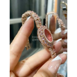 La D De Dior Diamond Watch For Women Pink