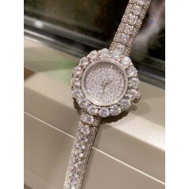 La D De Dior Diamond Watch For Women Silver