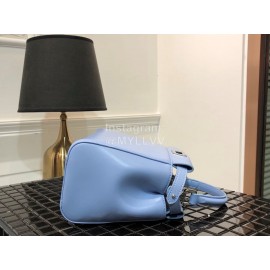 Fendi Fashion Blue Sheepskin Leather Handbag For Women