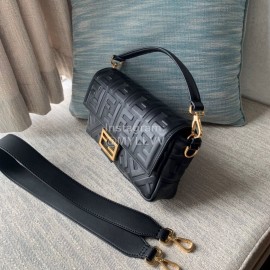 Fendi Fashion Medium Flip Messenger Bag Black