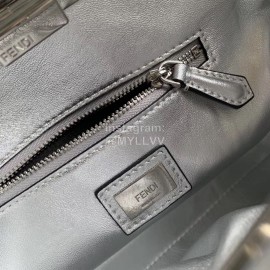 Fendi Fashion Silver Sequin Messenger Bag