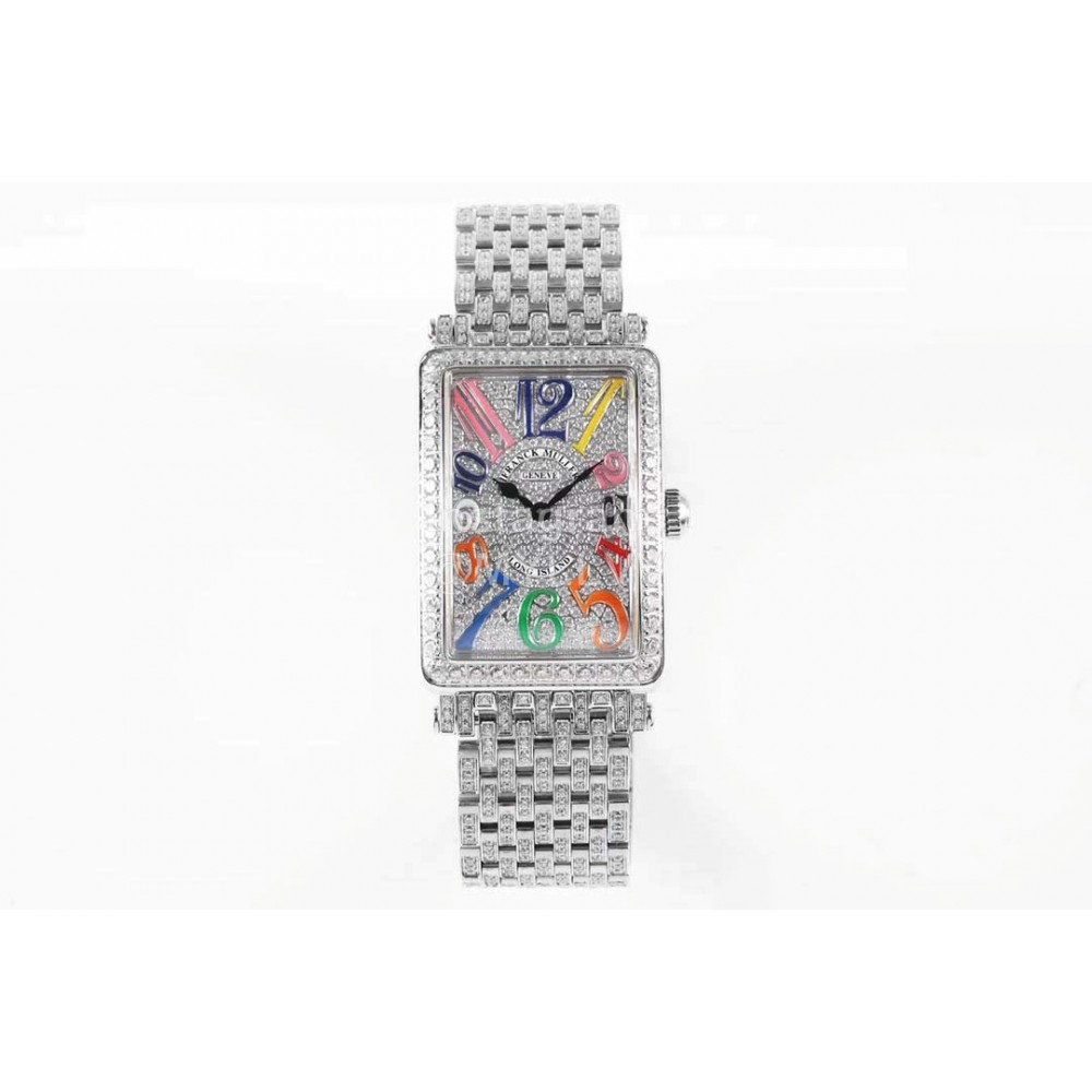 Franck Muller Abf Factory Square Diamond Dial Watch