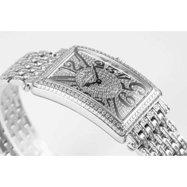 Franck Muller Abf Factory Diamond Square Dial Watch