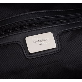 Givenchy Black Twill Letters Fashion Leather Backpack Blue
