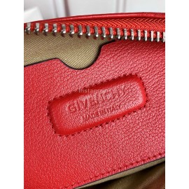 Givenchy Antigona Nano Letter Sheepskin Handbag Shoulder Bag Red 9981-4