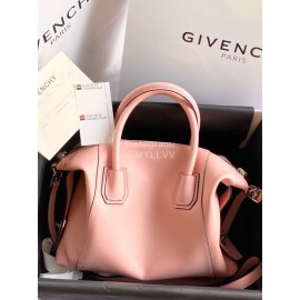 Givenchy Antigona Soft Leather Small Handbag Pink 0270-1