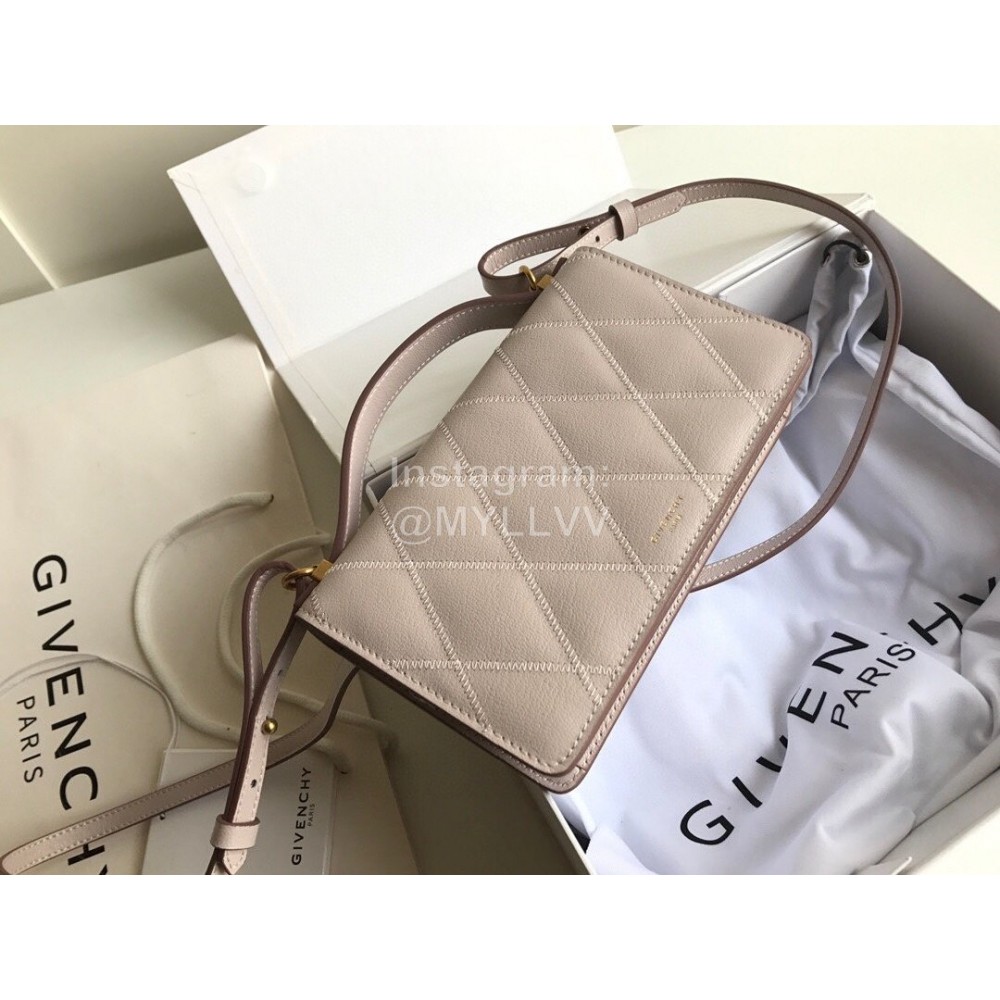 Givenchy Strap Wallet Diamond Diagonal Diagonal Bag Milk Tea Color 0199006