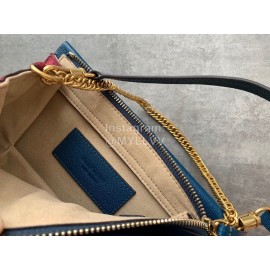 Givenchy Cross3 Goatskin Shoulder Crossbody Bag Sapphire Blue