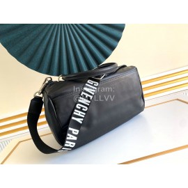 Givenchy Pandora Letter Print Pandora Box Small Shoulder Bag Black 550600