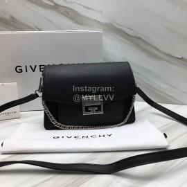 Givenchy Double Flip Medium Chain Bag Pure Black
