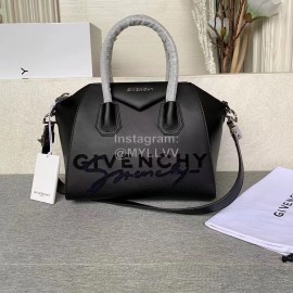 Givenchy Antigona Letter Badge Large Hand Messenger Bag Black