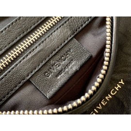 Givenchy Wrinkled Leather Pandora Goatskin Medium Handbag Black
