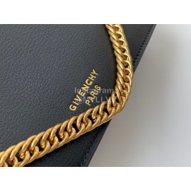 Givenchy Cross3 Goatskin Flap Chain Shoulder Crossbody Bag Black