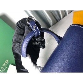 Goyard Alpin Cowhide Mini Drawstring Backpack For Women Navy