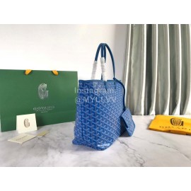 Goyard Fashion Large Shopping Bag Handbag For Women 020184 Blue