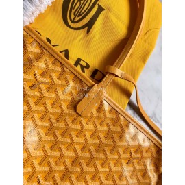 Goyard Fashion Medium Leather Shopping Bag Handbag For Women Yellow