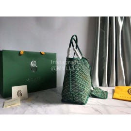 Goyard Fashion Medium Leather Shopping Bag Handbag For Women Green