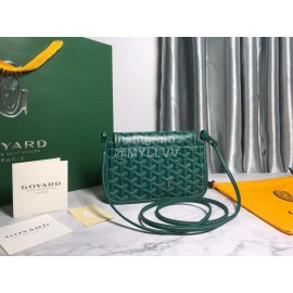 Goyard Fashion Crossbody Leather Triple Bag Green