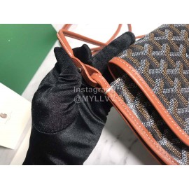 Goyard Fashion Crossbody Leather Triple Bag Brown
