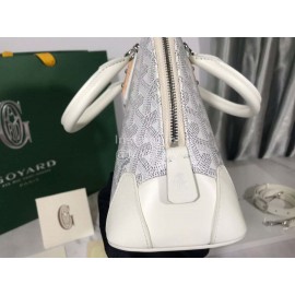 Goyard Vendme Leather Crossbody Bag Handbag For Women White
