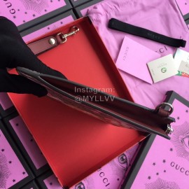 Gucci Biooms Red Flower Zipper Handbag Pink 411691