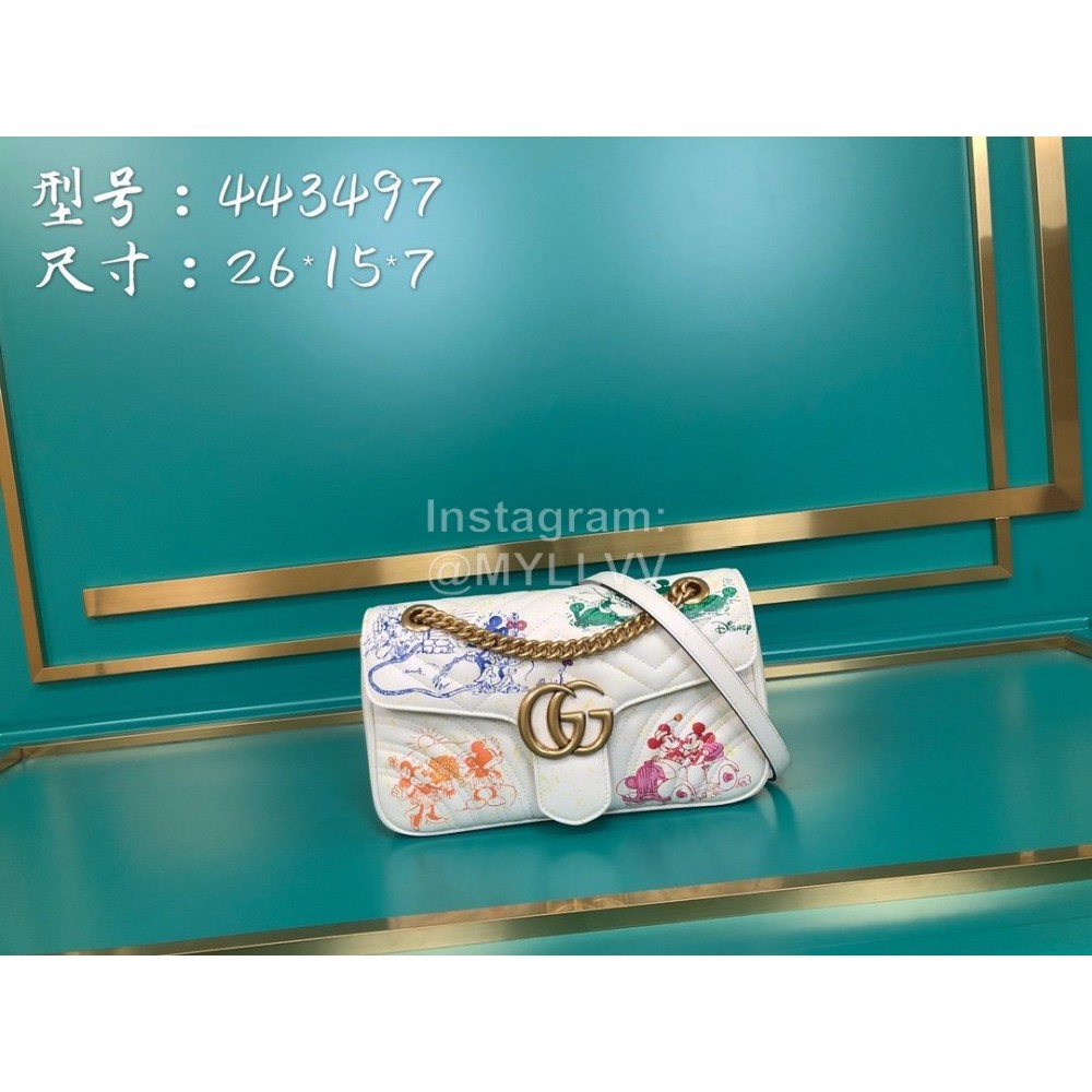 Online Exclusive Disney X Gucci GG Marmont Small Shoulder Bag 443497