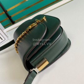 Gucci Sylvie 1969 Mini Shoulder Bag Green 615965