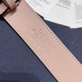 Gucci Soft Calf Gg Buckle 30mm Belts For Women Khaki