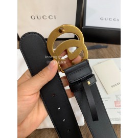 Gucci New Calf Pearl Gg Buckle 40mm Belt For Women
