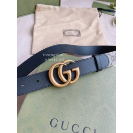 Gucci Classic Calfskin Gold Copper Buckle 30mm Belts