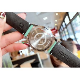 Gucci Garden 38mm Dial Leather Strap Watch For Women Green
