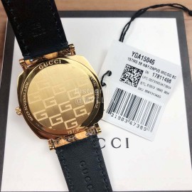 Gucci Arcuate Square Case Watch For Men And Women Yellow