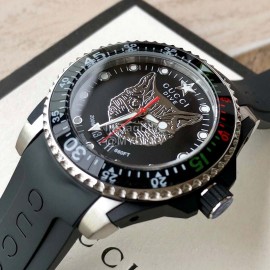 Gucci Fashion 40mm Dial Divers Watch Black