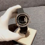 Gucci Grip Series Interlocking Double G Rubber Strap 40mm Dial Watch