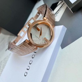 Gucci New Double G Sapphire Glass Watch For Women