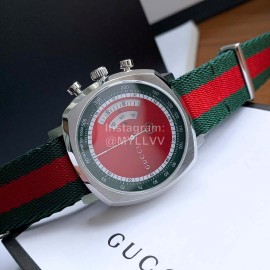 Gucci 40mm Dial Sapphire Glass Quartz Watch Red