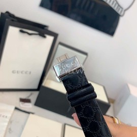 Disney Gucci Grip Leather Strap Watch