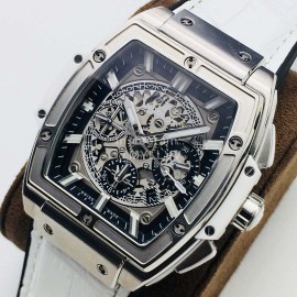 Hublot Ab Factory Tonneau Case Mechanical Watch White