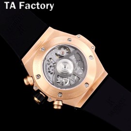 Hublot Ta Factory Diamond Waterproof Mechanical Watch Rose Gold