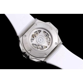 Hublot Big Bang Sang Bleu Ii New Rubber Strap Mechanical Watch White
